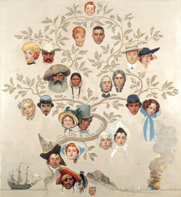 "A Family Tree" by Normal Rockwell