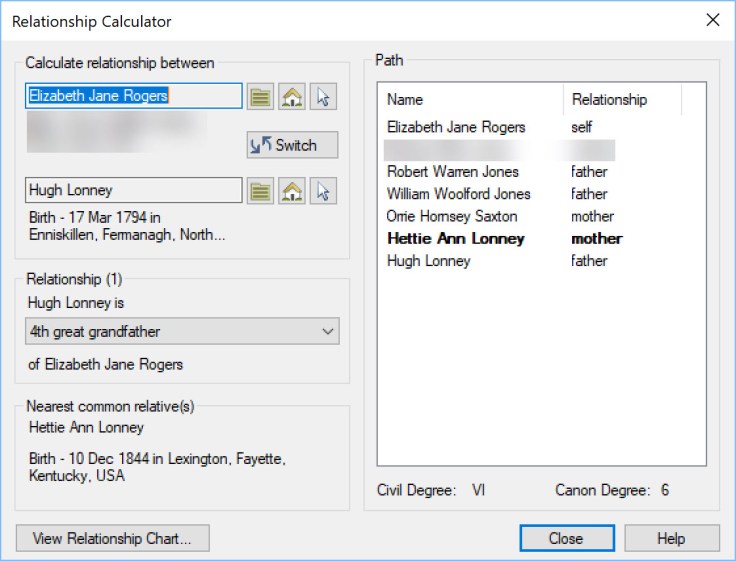 Relationship Calculator